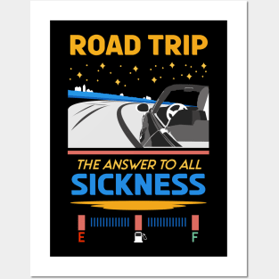 Retro Road trip the answer to all sickness 03 Posters and Art